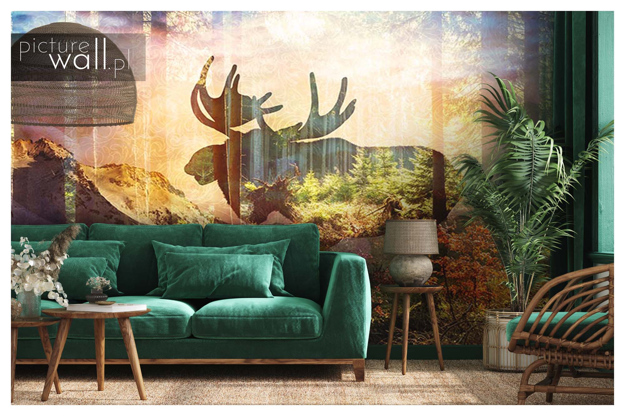 Fototapeta autorska tajemnice lasu